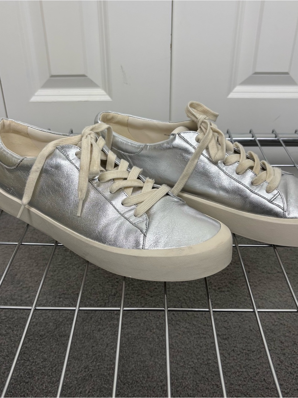 Vince Silver Sneakers